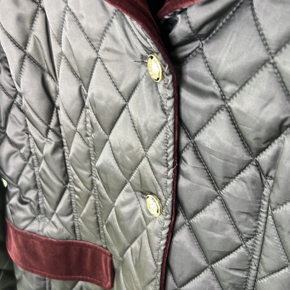 Vince Camuto Black Quilted Button Up Jacket Size Extra Large - Picture 8 of 15